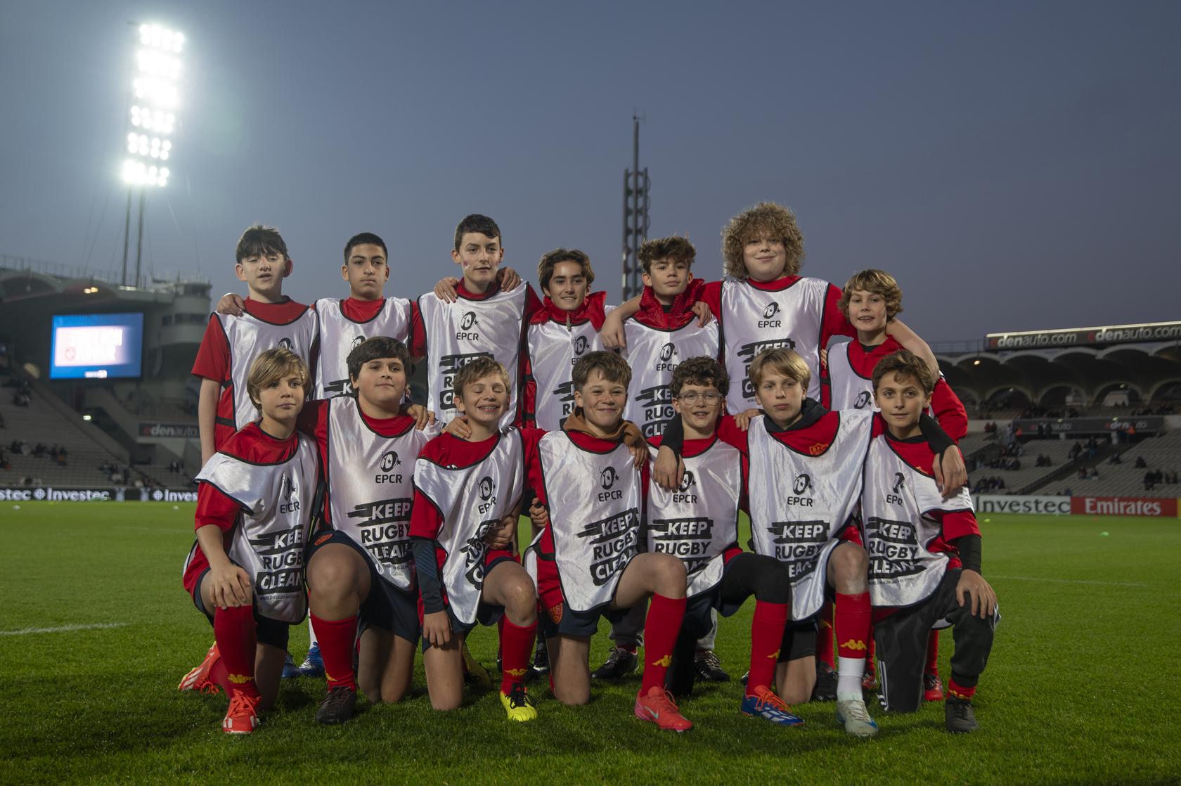Les jeunes ramasseurs de balles du BEC